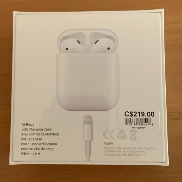 Brand New Unopened Airpods - Picture 3 of 5